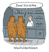 Cartoon: Neulich in der Bar (small) by Lo Graf von Blickensdorf tagged bar,gin,tonic,bär,bären,wacholderbeeren,wacholderbären,wortspiel,barkeeper,barmann,alkohol,kräuter,cartoon,lo,graf,karikatur,getränk,longdrink,london,dry,trocken