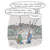 Cartoon: Nudeln (small) by Lo Graf von Blickensdorf tagged ehefrau,vermisst,ehemann,kartoffeln,berlin,nudeln,straße,nachbar,missverständnis,einkaufen,shopping,heim,karikatur,lo,cartoon,haushalt,küche