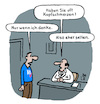 Cartoon: Patient beim Arzt (small) by Lo Graf von Blickensdorf tagged afd,nazi,rechte,partei,braun,arzt,kopfschmerzen,patient,rechtsextrem,dumm,skinhead,höcke,pegida,faschist,faschismus,undemokratisch,denke,ungebildet