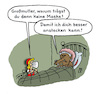 Cartoon: Rotkäppchen und Corona (small) by Lo Graf von Blickensdorf tagged böser,wolf,großmutter,rotkäppchen,corona,maske,pandemie,mundnasenschutz,ansteckung,märchen,wald,covid19,mädchen,verkleidung,karikatur,lo,cartoon,abstand