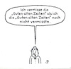 Cartoon: Rückblick SW (small) by Lo Graf von Blickensdorf tagged gute,alte,zeit,nostalgie,pandemie,vermissen,früher,war,alles,besser,cartoon,lo,karikatur,mann,traurig,melancholie