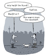Cartoon: Satire (small) by Lo Graf von Blickensdorf tagged satire,hund,bissig,parodie,nachahmung,karikatur,persiflage,zerrbild,verspottung,mann,männer,straße,bissiger,rüde,gassi,gehen,zynismus,lo,graf,cartoon