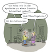 Cartoon: Schnelltest (small) by Lo Graf von Blickensdorf tagged corona,pandemie,coronakrise,apotheke,mann,frau,schwanger,test,selbsttest,ehepaar,quarantäne,virus,wohnzimmer,zu,hause,daheim,karikatur,lo,cartoon