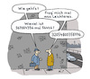 Cartoon: Smalltalk (small) by Lo Graf von Blickensdorf tagged begegnung,straße,frage,wie,gehts,was,leichteres,leichtes,mathematik,rechenaufgabbe,männer,freunde,smalltalk,cartoon