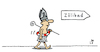 Cartoon: Sommer im Vatikan (small) by Lo Graf von Blickensdorf tagged papst,leo,xiv,vatikan,zölibat,wortspiel,zölibad,schwimmbad,freibad,sommer,schwimmen,karikatur,lo,graf,cartoon,pontifex,maximus,katholismus,rom