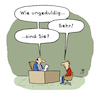 Cartoon: Ungeduldig (small) by Lo Graf von Blickensdorf tagged ungeduld,personalchef,bewerbung,berufsberatung,schnell,ungeduldig,nervös,chef,lehrling,azubi,auszubildender,arbeitsamt,jobcenter,jugendlich,schulabgänger