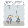 Cartoon: Vegan (small) by Lo Graf von Blickensdorf tagged vegan,ehemann,veganer,ernährung