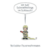 Cartoon: Verliebt (small) by Lo Graf von Blickensdorf tagged feuerwehr,schmetterlinge,bauch,liebe,verliebt,wortspiel,romantik,männer,frauen,verliebte,paar,beziehung,gefühle,schlauch,rohr,cartoon,karikatur,zeichnung,feuerwehrmann