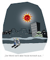 Cartoon: Vollmondnacht (small) by Lo Graf von Blickensdorf tagged vollmond,mond,corona,coronavirus,corvid19,ehepaar,nachts,virus,himmel,karikatur,lo,cartoon,gefahr,ansteckung,quarantäne,pandemie,epidemie