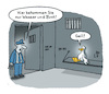 Cartoon: Wasser und Brot (small) by Lo Graf von Blickensdorf tagged gefängnis,ente,wärter,wasser,znd,brot,justizvollzugsanstalt,strafe,gewahrsam,ernährung,ententeich,pritsche,zelle,haftzelle,karikatur,lo,graf,cartoon,tiere,politik,richter,zuchthaus,strafvollzug