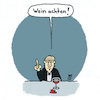 Cartoon: Wein (small) by Lo Graf von Blickensdorf tagged weihnachten,glühwein,wein,rotwein,advent,cdu