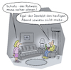 Cartoon: Weinkenner (small) by Lo Graf von Blickensdorf tagged rotwein,sommelier,winzer,atmen,wohnzimmer,mann,frau,abend,weinflasche,weinglas,weinkenner,karikatur,cartoon,lo,rebstock,vino,tinto,trauben,dekantieren,alkohol,cabernet,merlot,wein