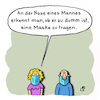 Wie die Nase des Mannes