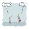 Cartoon: Wiedersehen (small) by Lo Graf von Blickensdorf tagged wiedersehen,treffen,date,mann,und,frau,begegnung