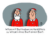 Cartoon: Witz mit Bart (small) by Lo Graf von Blickensdorf tagged weihnachtsmann,liebe,nikolaus,bart,witz,mit,mann,karikatur,graf,lo,cartoon,advent,dezember,adventszeit,weihnachtszeit,kostüm,lachen,humor