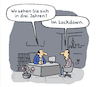 Cartoon: Zukunft (small) by Lo Graf von Blickensdorf tagged pandemie corona covid19 impfverweigerer impfmuffel lockdown bewerbung personalchef personalbüro zukunft zeit beruf maßnahmen impfquote