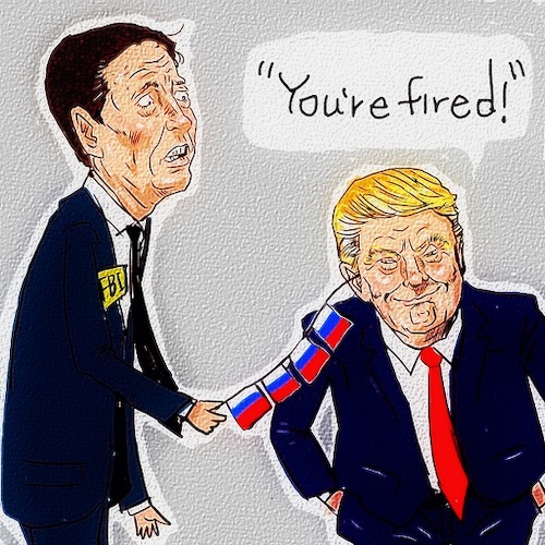Cartoon: FBI (medium) by takeshioekaki tagged fbi