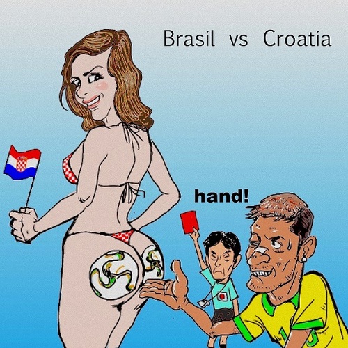 Cartoon: FIFA World Cup (medium) by takeshioekaki tagged fifa,world,cup