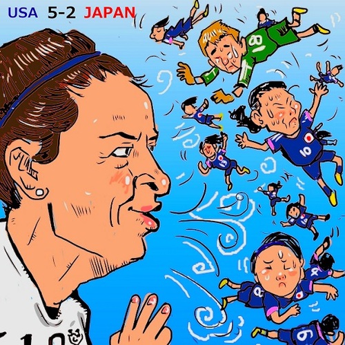 Cartoon: I am done for! (medium) by takeshioekaki tagged football