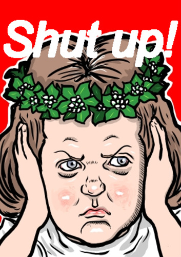 Cartoon: shutup! (medium) by takeshioekaki tagged prince,william,elizabeth