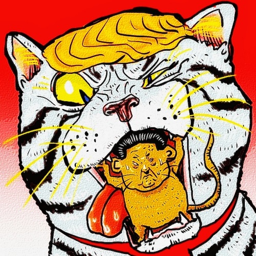 Cartoon: TicandKim (medium) by takeshioekaki tagged trump