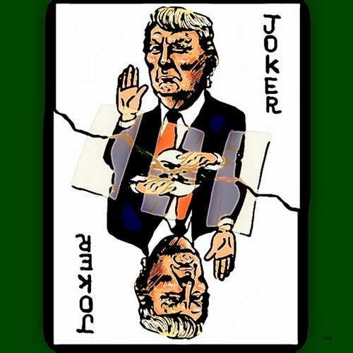 Cartoon: Trump (medium) by takeshioekaki tagged trump