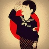 Cartoon: 1945 (small) by takeshioekaki tagged peace