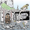 Cartoon: Banksy (small) by takeshioekaki tagged banksy