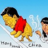 Cartoon: Hongkong (small) by takeshioekaki tagged hongkong