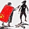 Cartoon: hongkong (small) by takeshioekaki tagged hongkong