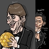 Cartoon: Messi. (small) by takeshioekaki tagged soccer football