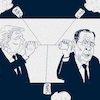 Cartoon: Secret leak (small) by takeshioekaki tagged trump