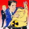 Cartoon: talk (small) by takeshioekaki tagged kim,jong,un