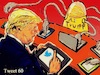 Cartoon: Twitter (small) by takeshioekaki tagged trump