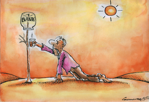 Cartoon: thirst (medium) by vadim siminoga tagged thirst