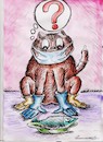 Cartoon: bestial coronovirus (small) by vadim siminoga tagged cats,coronovirus,retailers,infection,uniform,pet,contact
