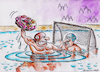 Cartoon: cake (small) by vadim siminoga tagged sports,water,polo,health,humor,positive