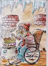 Cartoon: heat (small) by vadim siminoga tagged old,age,economy,third,world,war,pension