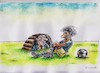 Cartoon: Prompter (small) by vadim siminoga tagged football,injury,violation,simulation,pain
