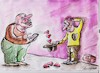 Cartoon: Spender. (small) by vadim siminoga tagged opfer,helfen,spenderorgan,armut,glaube,liebe