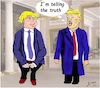 Cartoon: kurze Beine (small) by jpn tagged lügen,haben,kurze,beine,trump,johnsen,impeachment,brexit,usa,uk