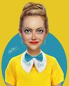 Cartoon: Emma Stone (small) by Ahmed Mostafa tagged emma stone