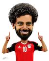 Cartoon: Mohamed Salah (small) by Ahmed Mostafa tagged mohamed,salah