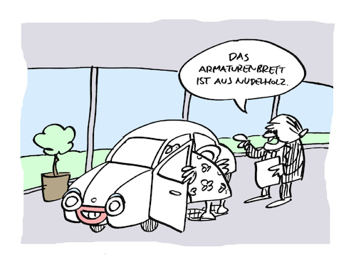 Cartoon: Frauto (medium) by Bregenwurst tagged auto,nudelholz,hausfrau