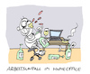 Cartoon: Au (small) by Bregenwurst tagged arbeitsunfall,homeoffice,sekt,korken,alkoholismus