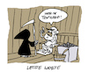 Cartoon: Ende (small) by Bregenwurst tagged sauna,tod,textilfrei,letzte,worte