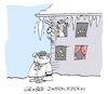 Cartoon: Grobes (small) by Bregenwurst tagged zapfenstreich,eiszapfen,streich,merkel,grob