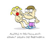 Cartoon: He too (small) by Bregenwurst tagged gewalt,frauen,misshandlung,gummipuppe,beziehung,paare