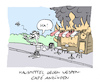 Cartoon: Insektizid (small) by Bregenwurst tagged wespen,plage,kaffee,cafe,hausmittel