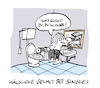 Cartoon: Koller (small) by Bregenwurst tagged coronavirus,gewalt,kontaktsperre,quarantäne,single